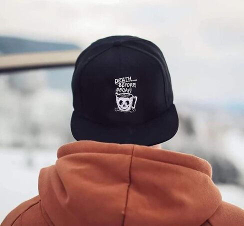 رقعة بتصميم جمجمة لكوب القهوة بعبارة «Death Before Decafy» بتصميم فاسق مضحك، ملصقات مزخرفة رائعة للملابس والسترات والحقائب ومستلزمات الخياطة التي تصنعها بنفسك in Kuwait