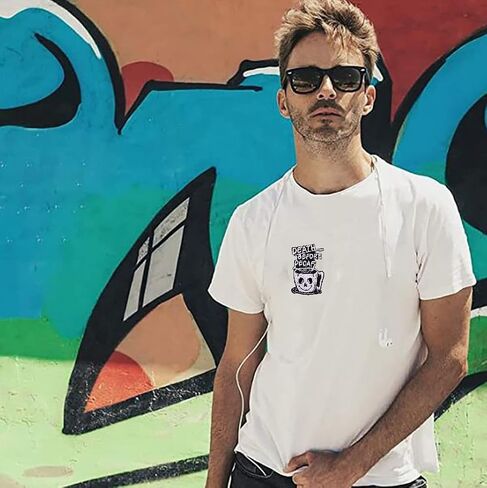 رقعة بتصميم جمجمة لكوب القهوة بعبارة «Death Before Decafy» بتصميم فاسق مضحك، ملصقات مزخرفة رائعة للملابس والسترات والحقائب ومستلزمات الخياطة التي تصنعها بنفسك in Kuwait