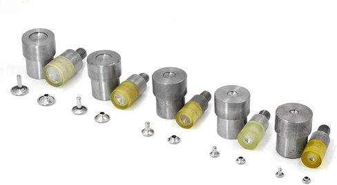 الة ضغط يدوية بلون بينك و5 مجموعات من المسامير ذات الغطاء المزدوج، اداة قوالب قوالب يدوية للحرف اليدوية in Kuwait