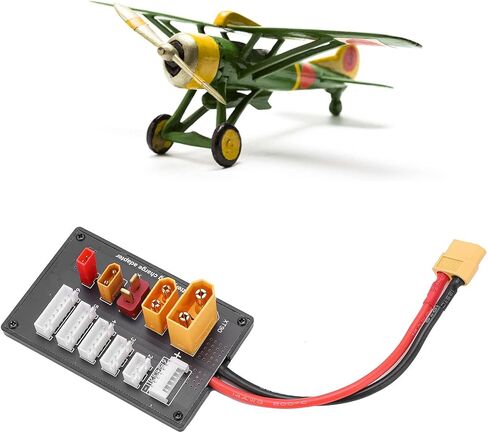 XT60 Lipo Parallel Charging Board لوحة شحن متوازنة محول XT90/XT60/XT30/JST/T واجهات التوصيل شاحن بطارية ليبو لبطارية 2S‑6S in Kuwait