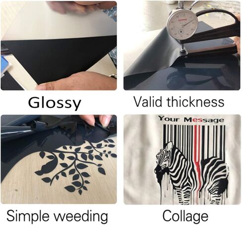 guangyintong Dark Green Heat Transfer Vinyl HTV Rolls, 12" x 12ft Dark Green Iron on Vinyl for T-Shirts Glossy Surface HTV Vinyl for All Cutter Machines Easy to Cut & Weed for Heat Vinyl Design in Kuwait