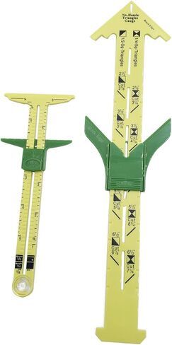 مجموعة ادوات قياس منزلقة على شكل حرف T 5 في 1 من قطعتين بمقاسات مختلفة مع مثلثات بدون متاعب، ادوات قياس مسطرة للخياطة والخياطة in Kuwait
