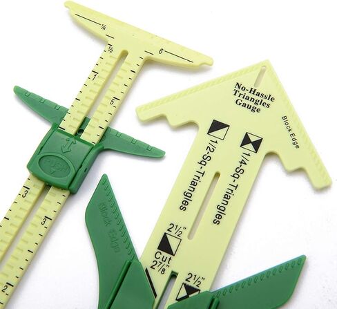 مجموعة ادوات قياس منزلقة على شكل حرف T 5 في 1 من قطعتين بمقاسات مختلفة مع مثلثات بدون متاعب، ادوات قياس مسطرة للخياطة والخياطة in Kuwait