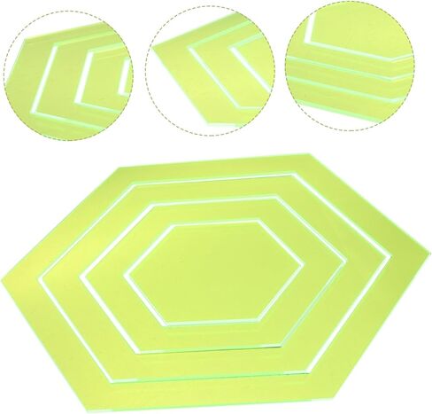 ادوات خياطة قوالب سداسية من الاكريليك بتصميم كائن فضائي 4 قطع in Kuwait