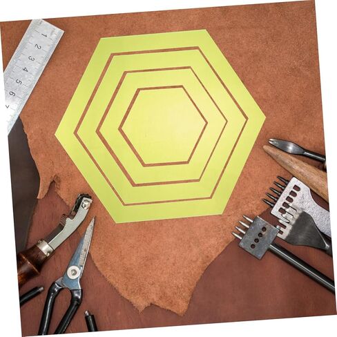 ادوات خياطة قوالب سداسية من الاكريليك بتصميم كائن فضائي 4 قطع in Kuwait