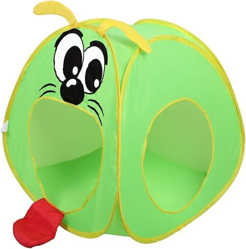 Big Mouth Caterpillar Tent 2pc Pop-up Children Play Tunnel Kids Discovery Station by POCO DIVO in Kuwait
