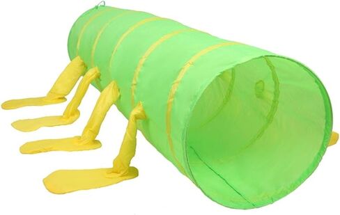 Big Mouth Caterpillar Tent 2pc Pop-up Children Play Tunnel Kids Discovery Station by POCO DIVO in Kuwait
