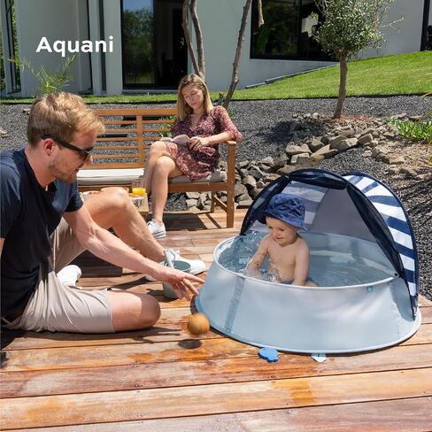 Babymoov Babyni Premium Baby Dome | Pop-Up Indoor & Outdoor Play Tent for Babies, Marine in Saudi Arabia