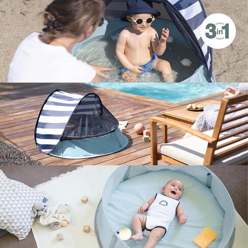 Babymoov Babyni Premium Baby Dome | Pop-Up Indoor & Outdoor Play Tent for Babies, Marine in Saudi Arabia