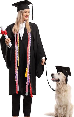 10 Pieces Graduation Cord Braided Honor Cords with Tassels for Graduation Students (Blue) in Kuwait