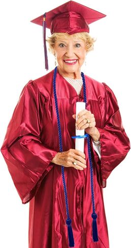 10 Pieces Graduation Cord Braided Honor Cords with Tassels for Graduation Students (Blue) in Kuwait