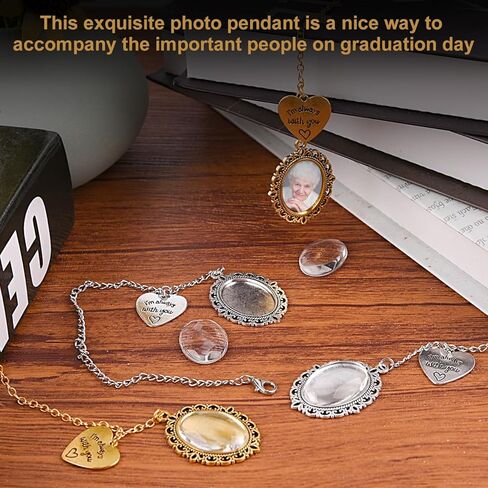 8 Pieces Graduation Cap Charm, Tassel Charms for Graduation Cap Graduation Tassel Charm Memorial Photo 2023 Tassel Charm for Graduation Ceremony Graduation Cap Decoration(Gold and Silver) in Kuwait