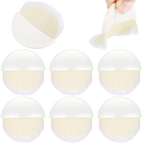 Boao 8 Pieces Flat Brush Applicator Artist Drawing Brush for Christmas DIY Craft Gesso, Oil Paint, Acrylic Painting, Watercolor, Furniture Cleaner(Red and Gold)
