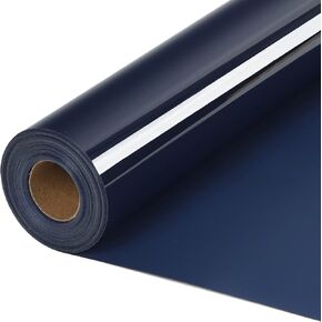 HTVVETUR Lake Blue HTV Iron on Vinyl 12Inch by 35ft Heat Transfer Vinyl for T-Shirt HTV Rolls for All Cutter Machine - Easy to Cut & Weed (35ft, Lake Blue)