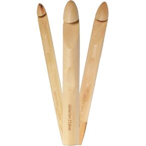 JubileeYarn Jumbo Birch Crochet Hook - US Z (40mm)