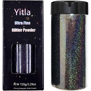 150 جرام بريق ثلاثي الأبعاد، 0.2 مم بريق قزحي فائق النعومة، بريق أحمر ثلاثي الأبعاد للحرف اليدوية، الأكواب، الشعر، فن الأظافر، الرسم، تزيين المهرجانات، 150 جرام/5.3 أونصة (أحمر) in Kuwait