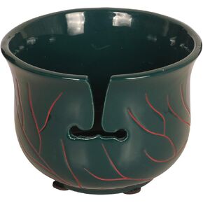 Mothes Day Yarn Bowl Gifts for Mom Abhandicrafts Ceramic Knitting Bowl, XXL Large Crocheting Yarn Holder (Caribbean Green Hand Engraving) in Kuwait