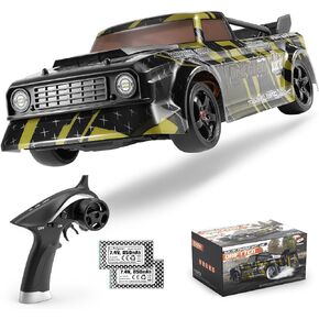 HAIBOXING 1/18 Scale RC Cars 2196 Drift RC Car 28 KM/H High Speed with Gyro, 2.4 Ghz Electric Vehicle RTR 4X4 Remote Control Cars Drifting Race Toys for Adults Boys Girls Kids Gifts with Two Batteries