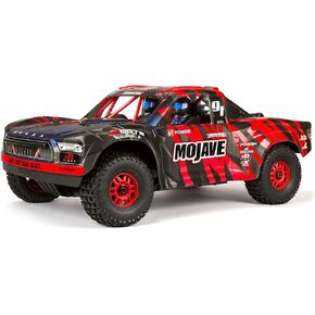 شاحنة أررما ريموت كنترول 1/7 موهافي 6S V2 4WD BLX شاحنة صحراوية مع سبيكتروم فيرما (جاهزة للتشغيل)، أحمر/أسود، ARA7604V2T2