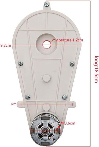 صندوق تروس 12V550 35000 لفة في الدقيقة من FULIHUA مع محرك، محرك كهربائي 12 فولت مع صندوق ترس للسيارات الكهربائية للأطفال والدراجات النارية عالية السرعة RS550 محرك تطابق الأطفال ركوب السيارات in Kuwait