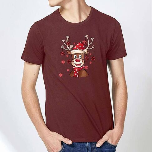 2 ورقة عيد الميلاد رقع الغزلان الحديد على نقل الحرارة يزين الإلكة عيد الميلاد الحيوان الشارات قابل للغسل للسترات البلوز جينز حقيبة الظهر معطف ديكورات حزب الأسرة in Kuwait