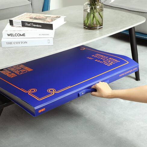 مجلد تخزين الألغاز من HXMARS لـ 1000 قطعة: منظم ألغاز الصور المقطوعة ذو سعة كبيرة محمول مع 20 جيبًا، ملحق ألغاز مقاوم للغبار وواقي in Kuwait