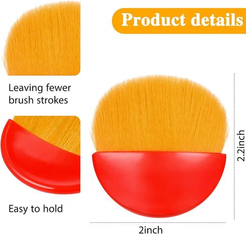 Boao 8 Pieces Flat Brush Applicator Artist Drawing Brush for Christmas DIY Craft Gesso, Oil Paint, Acrylic Painting, Watercolor, Furniture Cleaner(Red and Gold) in Saudi Arabia