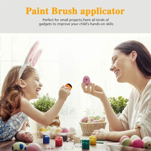 Boao 8 Pieces Flat Brush Applicator Artist Drawing Brush for Christmas DIY Craft Gesso, Oil Paint, Acrylic Painting, Watercolor, Furniture Cleaner(Red and Gold) in Saudi Arabia