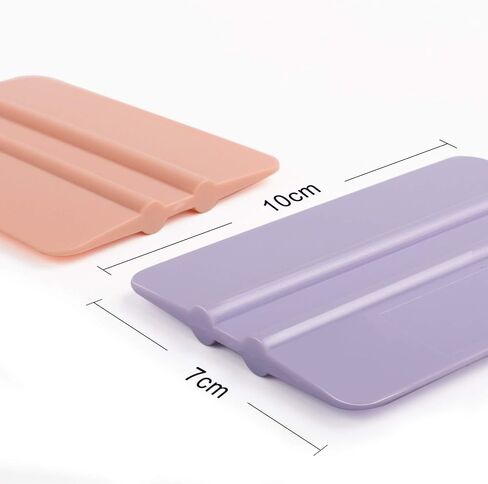 Craft Vinyl Tool Kit Coral and Purple Squeegee for Adhesive Vinyl Decal Sticker Application 2 PCS/Pack in Saudi Arabia