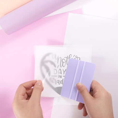 Craft Vinyl Tool Kit Coral and Purple Squeegee for Adhesive Vinyl Decal Sticker Application 2 PCS/Pack in Saudi Arabia