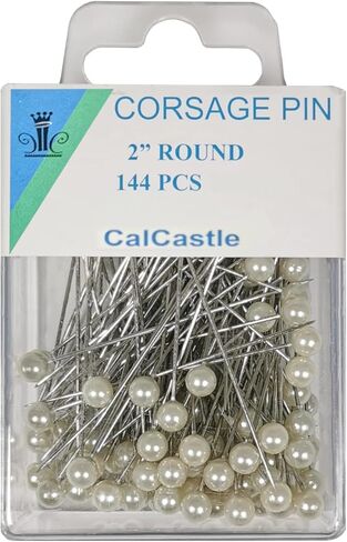 دبابيس CalCastle كريستال ديامانتي 2 بوصة لباقة الزهور الحرفية بلينغ 100 قطعة / صندوق (شفاف) in Kuwait