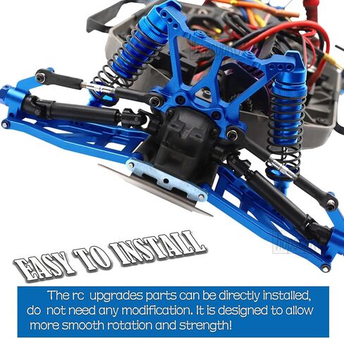 ترقيات برج الصدمات المصنوعة من سبائك hopsupRC لـ 1/10 Slash 4x4 VXL/Stampede 4x4 VXL، يتصاعد الصدمات الأمامية والخلفية، ويستبدل 6838 6839، أحمر in Kuwait