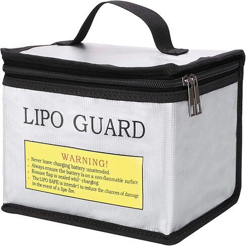NeeKare Lipo Bag, Portable Fireproof Explosionproof lipo Battery Safe Charging Safety Bag for Lipo Battery Storage and Charging(210 * 150 * 150mm) in Saudi Arabia