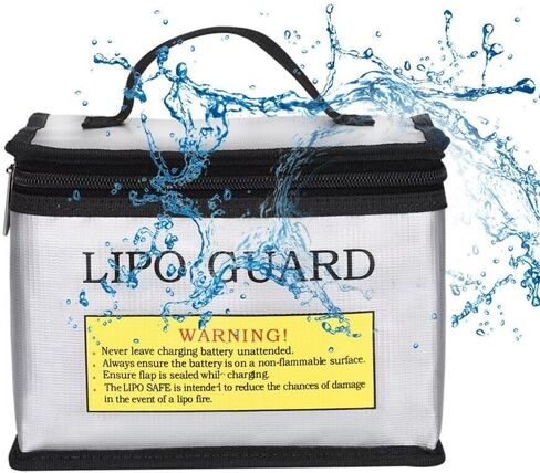 NeeKare Lipo Bag, Portable Fireproof Explosionproof lipo Battery Safe Charging Safety Bag for Lipo Battery Storage and Charging(210 * 150 * 150mm) in Saudi Arabia