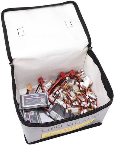 NeeKare Lipo Bag, Portable Fireproof Explosionproof lipo Battery Safe Charging Safety Bag for Lipo Battery Storage and Charging(210 * 150 * 150mm) in Saudi Arabia