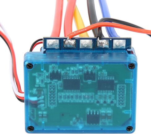fuwinkr Brushless ESC Electric Speed Controller Waterproof Dustproof Brushless ESC Electronic Speed Controller for 1/10 RC Car Model(（80A）) in Kuwait