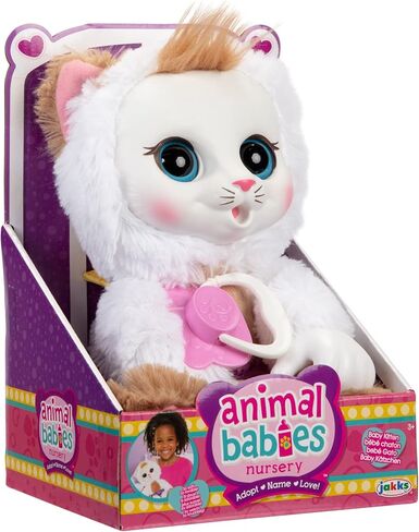 Animal Babies Baby Plush Bear - Yours to Name & Love! Includes Birth Certificate, Removable Diaper & Pacifier in Saudi Arabia