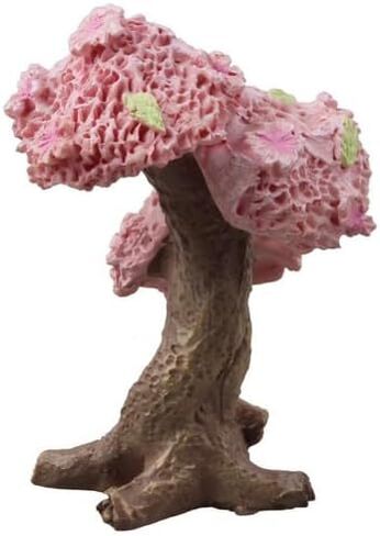 11 Pcs Miniature Cherry Blossom Tree Models with Simulation Stones Mini Cherry Blossom Trees Model Trees Miniature Rocks for DIY Crafts Scenery Landscape Fairy Garden Tree Scenery Supplies in Saudi Arabia