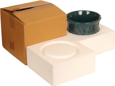 Mothes Day Yarn Bowl Gifts for Mom Abhandicrafts Ceramic Knitting Bowl, XXL Large Crocheting Yarn Holder (Caribbean Green Hand Engraving) in Kuwait