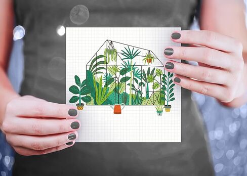 بطاقات ملاحظات متعددة | تصميم في الحديقة | عبوة من 20 بطاقة ومغلفات | بطاقات معايدة متعددة in Kuwait
