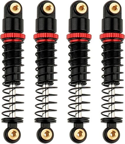 4PCS 40mm Shocks Damping Shock Absorber Damper for 1/24 Axial SCX24 AXI90081 RC Crawler Car Upgrade Parts (Black) in Saudi Arabia