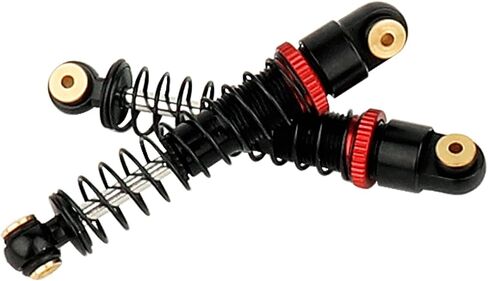 4PCS 40mm Shocks Damping Shock Absorber Damper for 1/24 Axial SCX24 AXI90081 RC Crawler Car Upgrade Parts (Black) in Saudi Arabia
