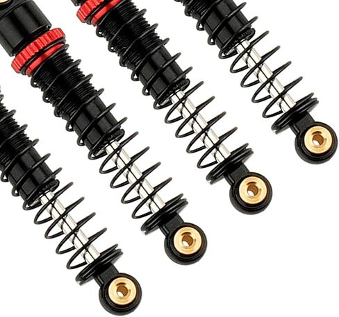 4PCS 40mm Shocks Damping Shock Absorber Damper for 1/24 Axial SCX24 AXI90081 RC Crawler Car Upgrade Parts (Black) in Saudi Arabia