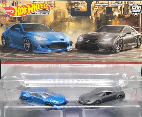 Hot Wheels HKF51 Premium 2 Pack Pandem Subaru BRZ/Lexus RC F GT3 [Ages 3 and Up] in Saudi Arabia