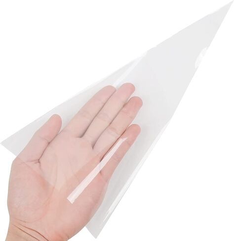 DIYASY Clear Cone Bags,100 Pcs Cellophane Bags Goody Treat Bag with Gold Twist Ties for Party Supplies(6.3’’ x 11.8’’) in Saudi Arabia