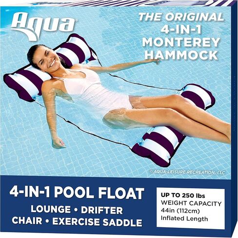 Sportsstuff Noodler 1 Inflatable Floating Lounge Chair with Cup Holder, Red & White in Saudi Arabia