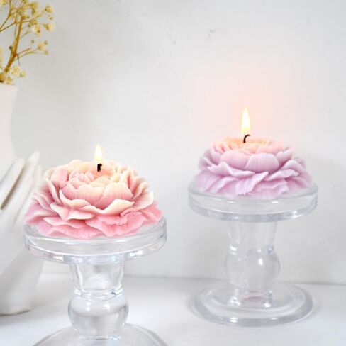 Tone Fun 2Pcs Tulips Candle Silicone Molds for Making Candle, Resin, Aromatherapy Candles, Handmade Wax Soap, Home Decor, Craft in Saudi Arabia