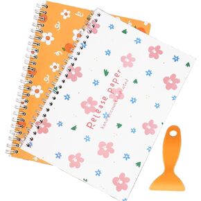 2 Pcs Sticker Book Collecting Album Reusable Sticker Organizer Storage Book for Stickers Collection A5 (64 Pages)
