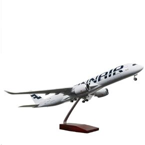 24-Hours 18" 1:130 Scale Model Jet Airplane American Boeing 787 Model Plane Model Airplane Statue Diecast Airplane Model with LED Light(Touch or Sound Control) for Decoration or Gift in Kuwait