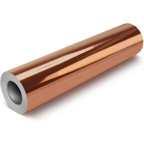 VViViD Chrome Rose Gold Gloss DECO65 Permanent Adhesive Craft Vinyl Roll for Cricut, Silhouette & Cameo (300ft x 1ft Master Roll)